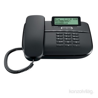 GIGASET Telefon DA611, fekete PC