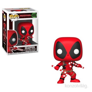 Funko POP (400) Marvel - Deadpool with Candy Canes figura AJÁNDÉKTÁRGY