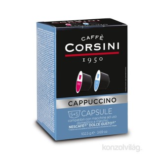 Caffé Corsini Gran Riserva Capuccino Dolce Gusto kompatibilis kávékapszula 5+5 db Otthon