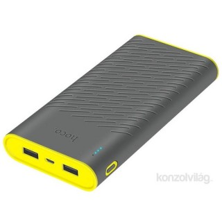 Hoco B31A 2xUSB/30.000 mAh/szürke/sárga power bank Mobil