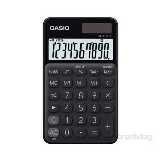Casio SL-310UC-BK számológép Hordozható Alap számológép Fekete 