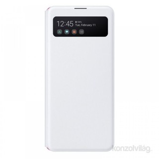 Samsung OSAM-EF-EA415PWEG Galaxy A41 s-view wallet cover fehér védőtok Mobil