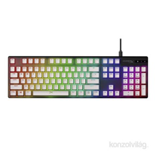 Kingston HyperX Pudding PBT US fehér gamer billentyű szett PC