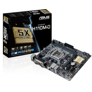 ASUS H110M-D Intel H110 LGA1151 mATX alaplap PC