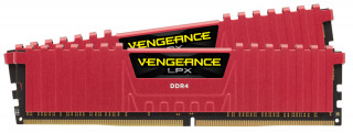 Corsair DDR4 3600 8GB Vengeance LPX CL18 KIT (2x4GB) Piros (CMK8GX4M2B3600C18R) PC