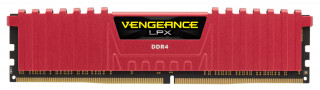 Corsair DDR4 3000 8GB Vengeance LPX CL15 KIT (2x4GB) Piros (CMK8GX4M2B3000C15R) PC