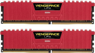 Corsair DDR4 2800 8GB Vengeance LPX CL16 KIT (2x4GB) Piros (CMK8GX4M2A2800C16R) PC