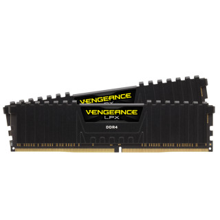 Corsair 16GB/3000MHz DDR-4 VENGEANCE LPX fekete (Kit 2db 8GB) (CMK16GX4M2D3000C16) memória PC