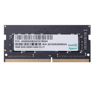 Apacer Memória Notebook - 8GB DDR4 (2400MHz, CL17, 1.2V) 