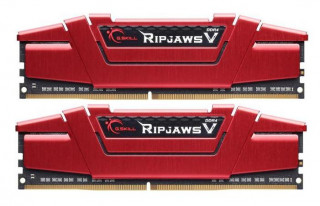 G.Skill DDR4 2400 8GB RipJaws V CL15 KIT (2x4GB) - Piros PC