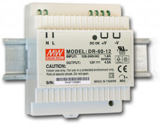 Mean Well DR-60-12 12V 60W DIN Rail tápegység PC