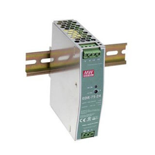 Mean Well EDR-75-12 12V 75W DIN Rail tápegység PC