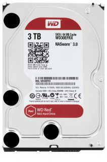 Western Digital Red 3TB 3,5" SATA3 7200RPM 64MB (WD30EFRX) 