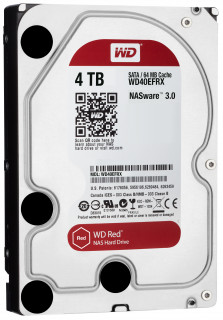 Western Digital Red 4TB 3,5" SATA3 7200RPM 64MB (WD40EFRX) PC