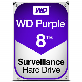 Western Digital Purple 8TB 3.5" SATA3 5400RPM 128MB (WD80PUZX) 