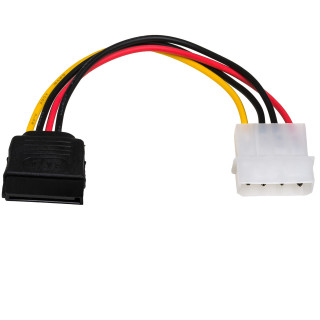 Akyga AK-CA-17 Molex Power 4pin -> SATA Power M/F adapter 0.15m PC