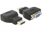 DeLock Adapter Displayport 1.1 male > VGA female Black thumbnail