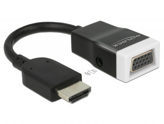 DeLock Adapter HDMI-A male > VGA female with Audio PC