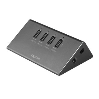 Logilink USB 2.0 High Speed Hub 4-Port + 1x Fast Charging Port 