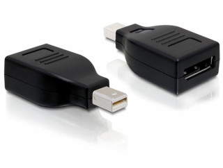 Displayport mini 1.2 apa -> Displayport 1.2 anya (Delock) - Fekete PC