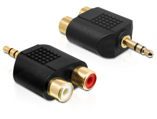 Audio Jack 3.5" apa -> RCA 2x anya (Delock) PC