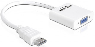 DeLock Adapter HDMI-A male > VGA female White PC