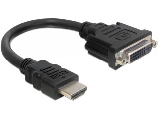 DeLock HDMI male > DVI-I (Dual Link) female 20cm Adapter PC