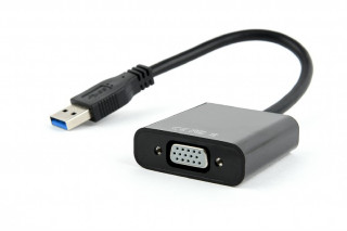 Gembird USB 3.0 A -> VGA M/F adapter 0.2m fekete PC