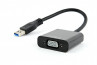 Gembird USB 3.0 A -> VGA M/F adapter 0.2m fekete thumbnail