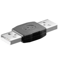 DeLock Adapter Gender Changer USB-A male - USB-A male PC