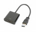 Gembird USB 3.0 A -> HDMI M/F adapter 0.2m fekete thumbnail