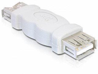 DeLock Adapter Gender Changer USB-A female - USB-A female PC