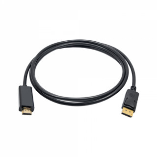 Akyga AK-AV-05 HDMI / DisplayPort 1,8m cable Black PC