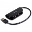 HUB Axagon HUE-X4B 4-port [USB2.0] - Fekete thumbnail