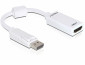 Delock Displayport 1.1 male -> HDMI female passzív - Fehér thumbnail