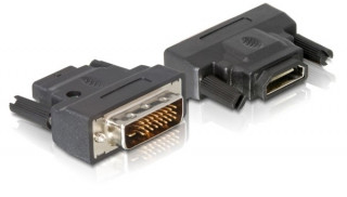 DeLock DVI-D (Dual Link) male > HDMI female with LED Adapter PC