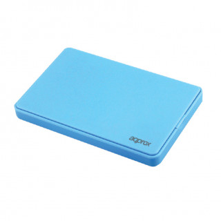 APPROX Külső Ház 2,5" -  USB3.0, SATA, 9.5mm magas HDD kompatibilitás, Kék 