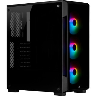 Corsair iCUE 220T RGB Midi Tower Fekete PC