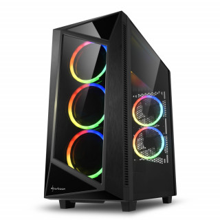 Sharkoon REV200 Tempered Glass Black PC