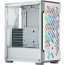 Corsair gépház iCUE 220T RGB Airflow Mid Tower ATX Smart Case, TG, Fehér thumbnail