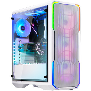 BitFenix Enso Mesh RGB (Edzett Üveg) - Fehér PC