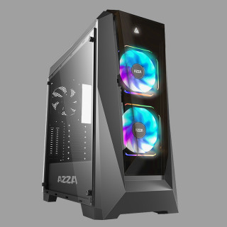 Azza Chroma 410B Midi Tower Fekete PC