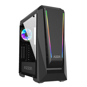 Azza Chroma 410A Midi Tower Fekete PC