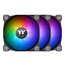 Thermaltake Pure 12 ARGB Sync 120mm PWM - Fekete (3-Pack) thumbnail