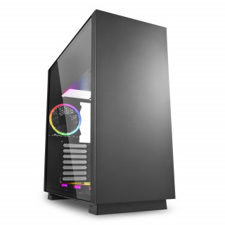 Sharkoon PureSteel RGB (Ablakos) - Fekete PC