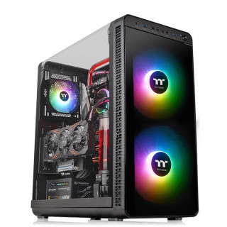 Thermaltake View 37 ARGB (Ablakos) - Fekete PC