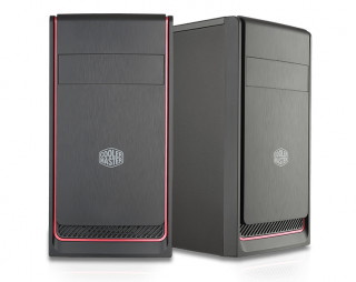 Cooler Master MasterBox E300L - Fekete/Piros PC