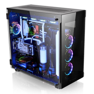 Thermaltake View 91 TG RGB (Edzett üveg) - Fekete PC