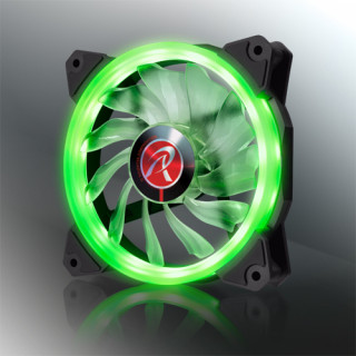 Raijintek IRIS Green LED PWM 120mm - Zöld PC