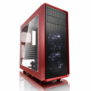 Fractal Design Focus G (Ablakos) - Piros PC